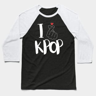 I Love K-Pop Baseball T-Shirt